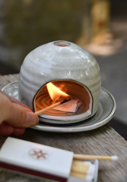 Ritual Hearth for working with Sacred Fire - intention setting, prayers, manifesting, release work. Handmade pottery. Burning rituals.