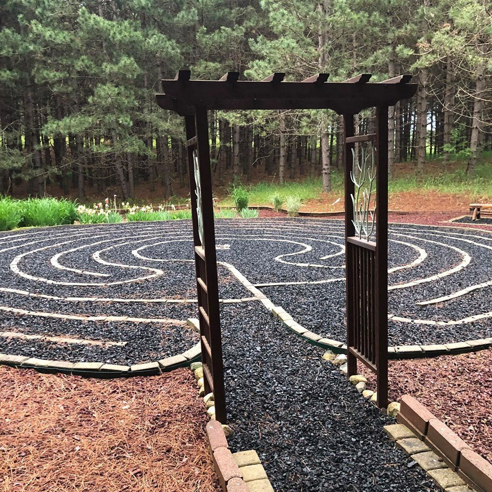 Inn at The Rustic Gate labyrinth in Big Rapids, Michigan