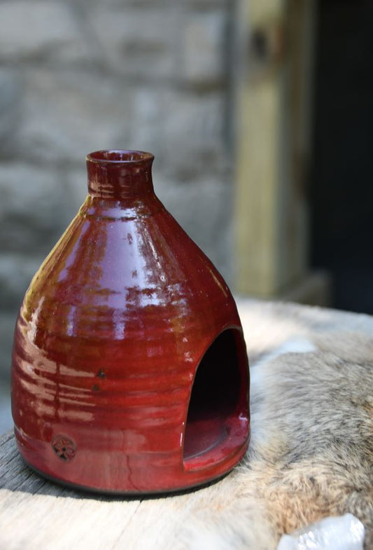 Ritual Hearth for working with Sacred Fire - intention setting, prayers, manifesting, release work. Handmade pottery for burning rituals