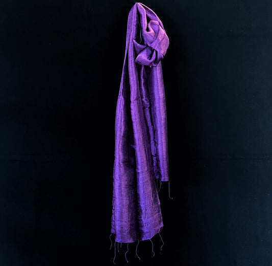 Thai Silk Scarf - Sunset Purples