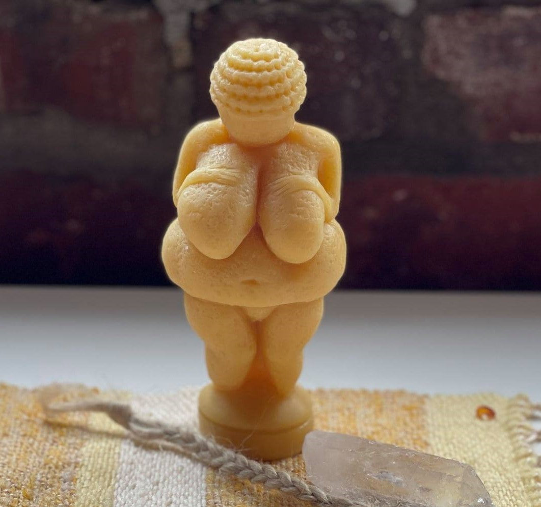 Venus of Willendorf candle for your ritual space or home altar